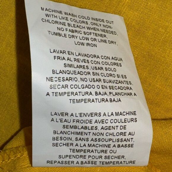 Wrangler All Terrain Gear Womens LARGE YELLOW Short Sleeve Button Up NWT SZ L - Picture 12 of 14